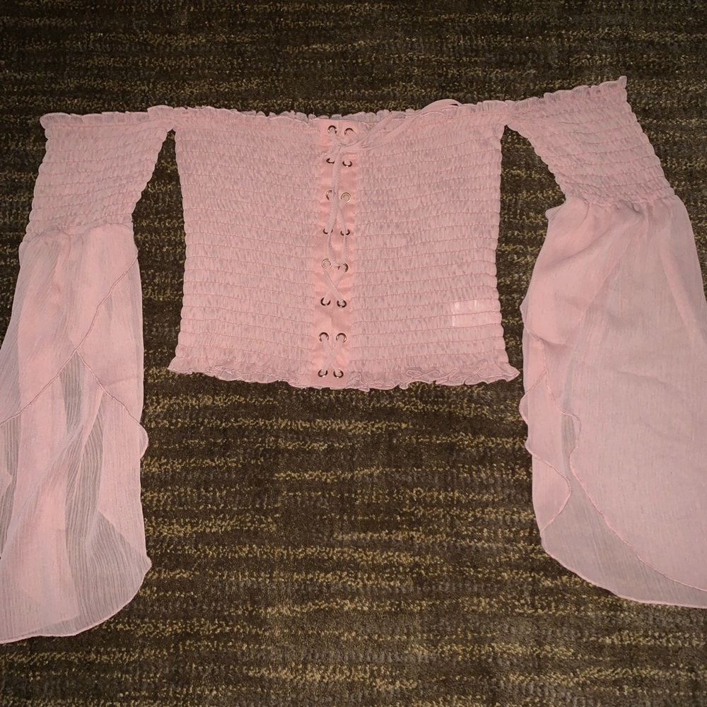 Pink Fancy Crop Top
